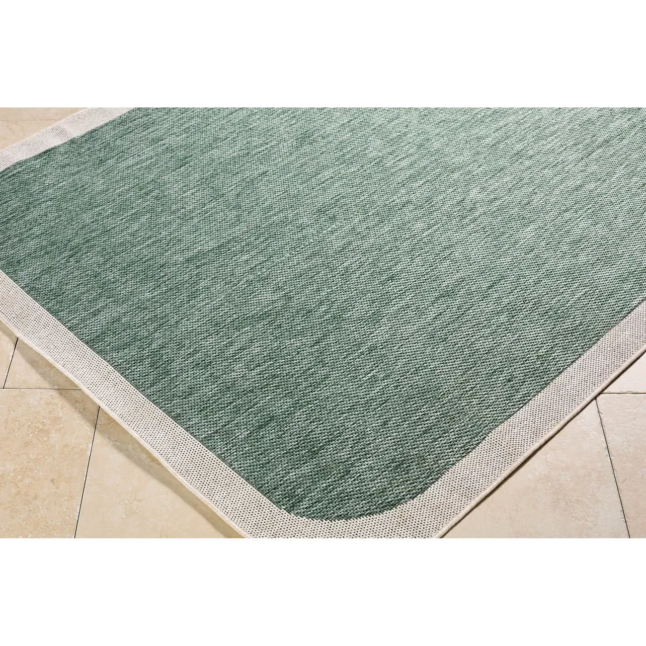 Salome Indoor Outdoor Rug - Green, Polypropylene