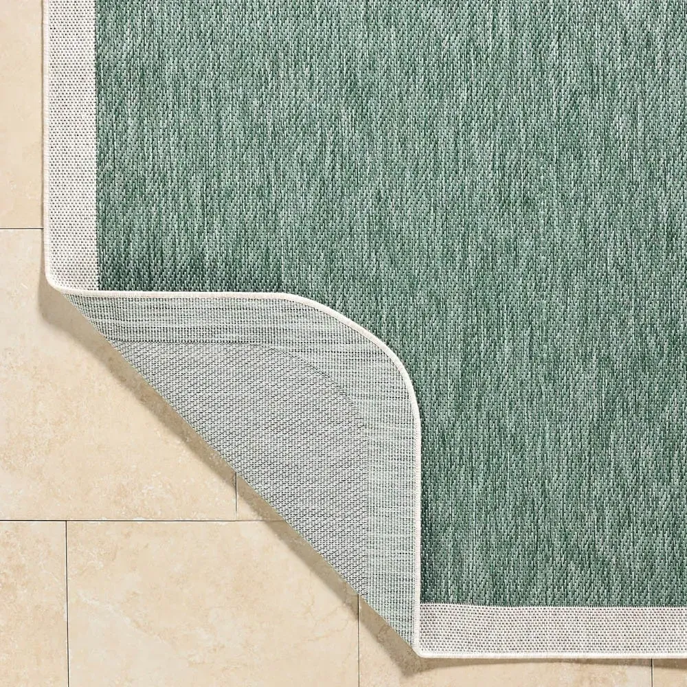 Salome Indoor Outdoor Rug - Green, Polypropylene