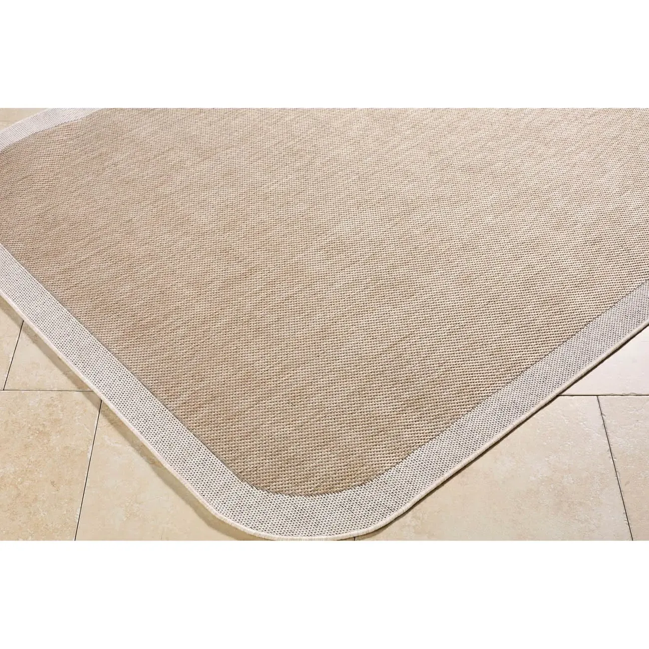 Salome Indoor Outdoor Rug - Tan, Polypropylene