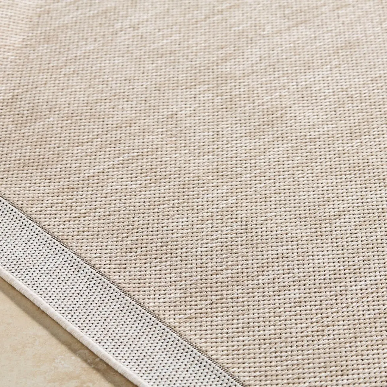 Salome Indoor Outdoor Rug - Tan, Polypropylene