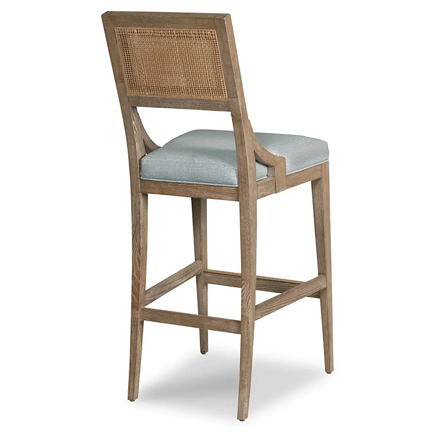 Salvador Counter Stool - Sea Foam, Cane Wood