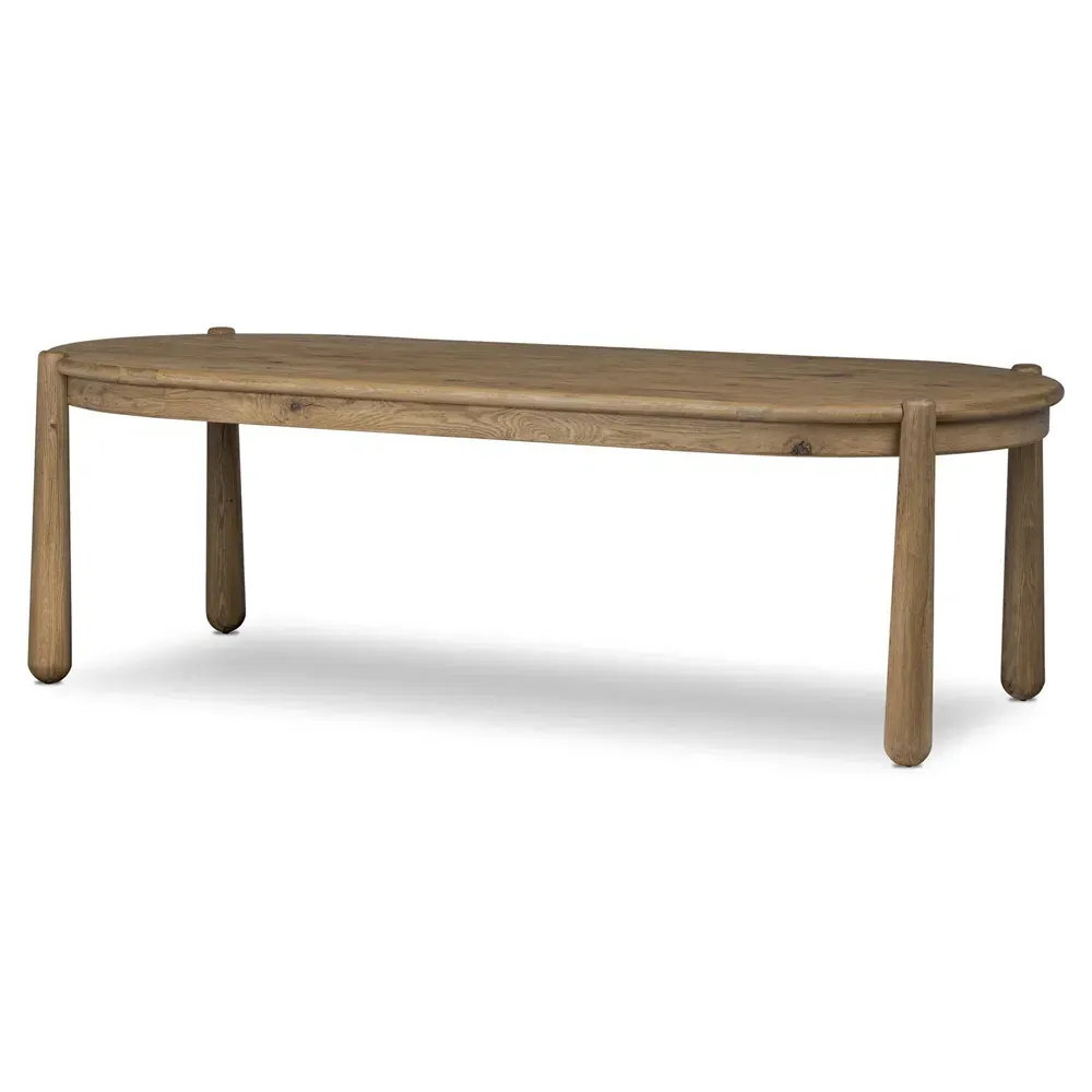 Salvador Dining Table - Aged Smoked, Oak