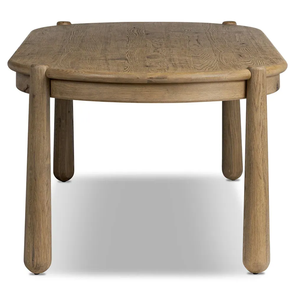 Salvador Dining Table - Aged Smoked, Oak