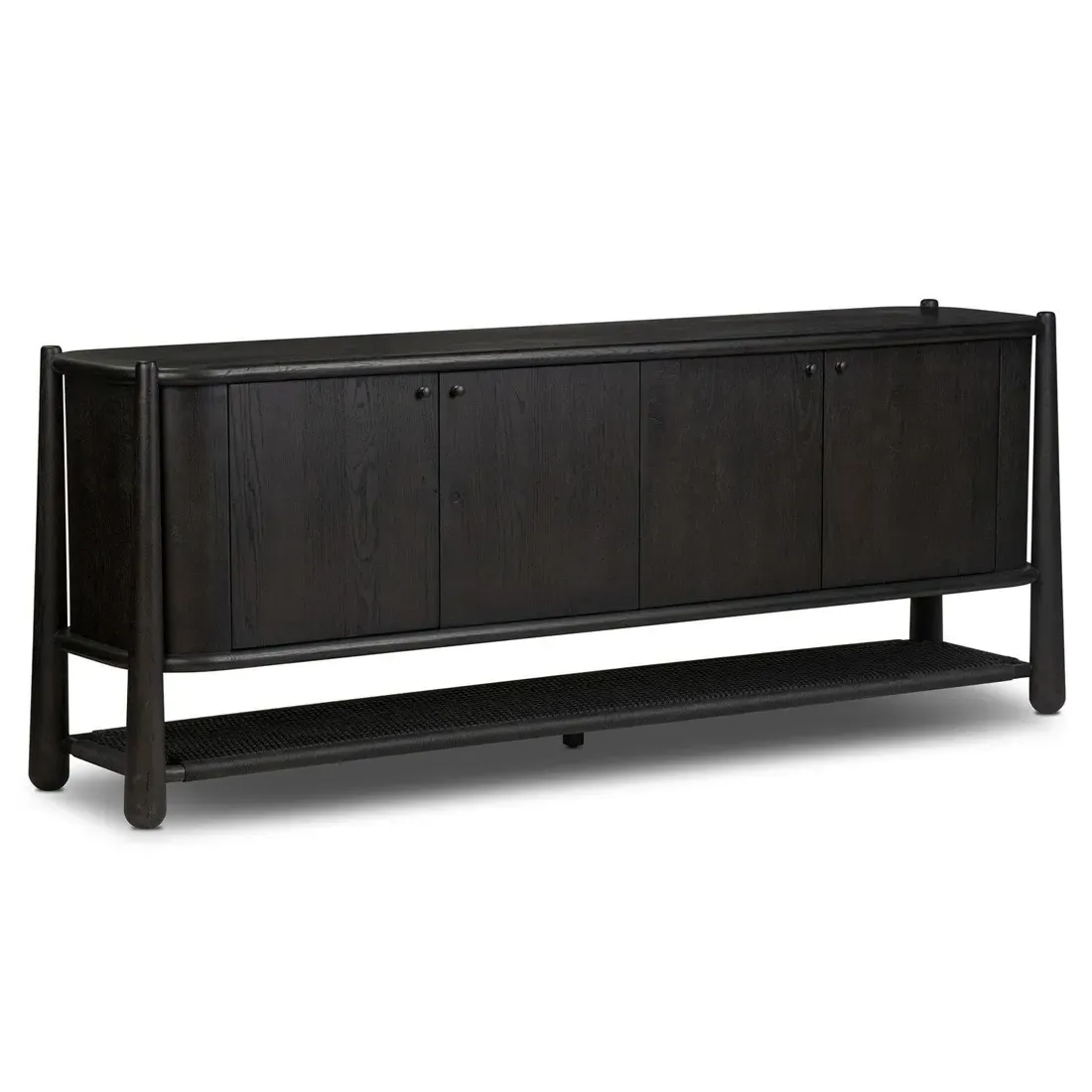 Salvador Sideboard - Smoked Black, Oak