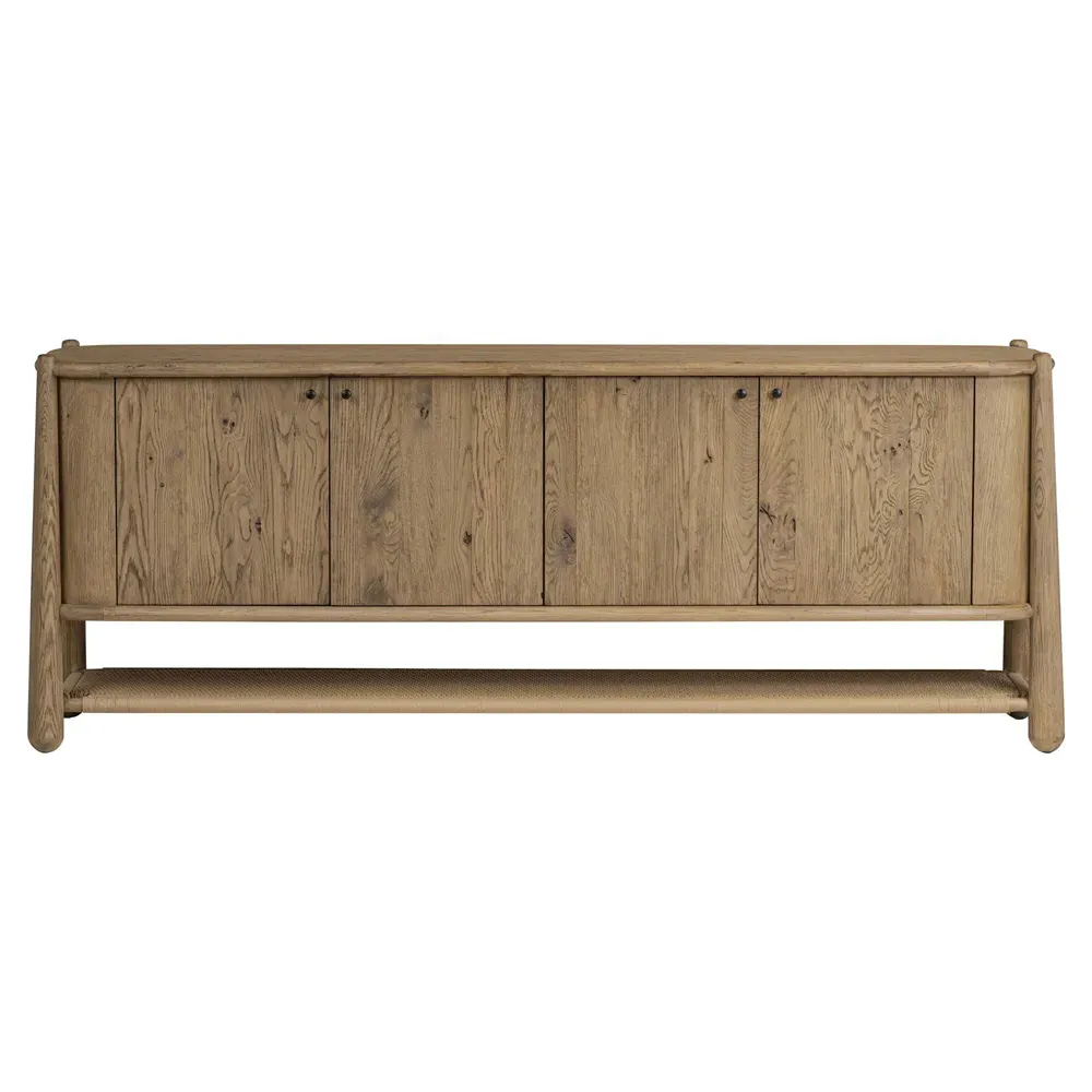 Salvador Sideboard with Storage - Aged Smoked, Oak
