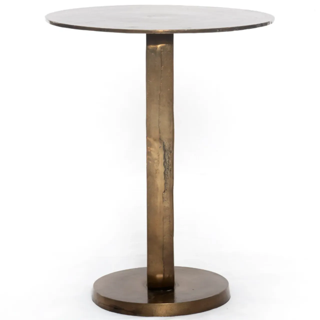 Sam Round Side Table - Bronze, Aluminum
