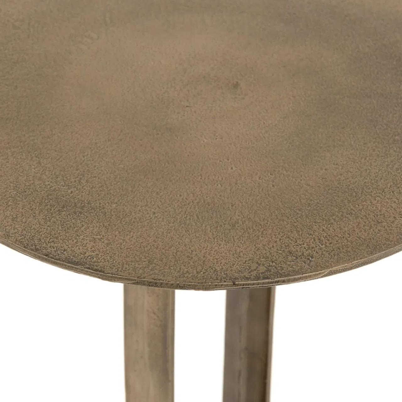Sam Round Side Table - Bronze, Aluminum