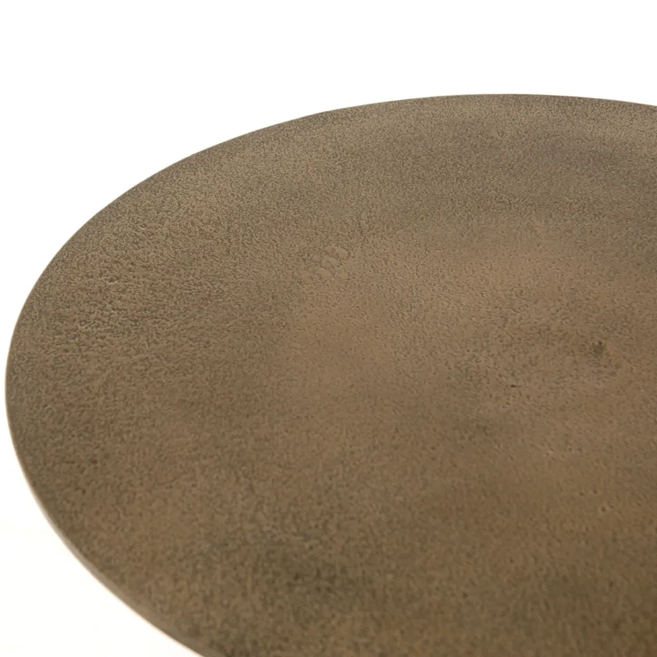 Sam Round Side Table - Bronze, Aluminum