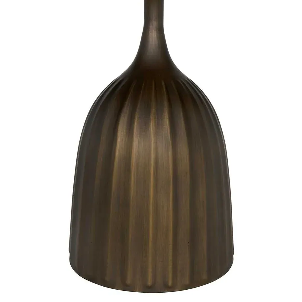 Samantha Round Side Table - White, Marble