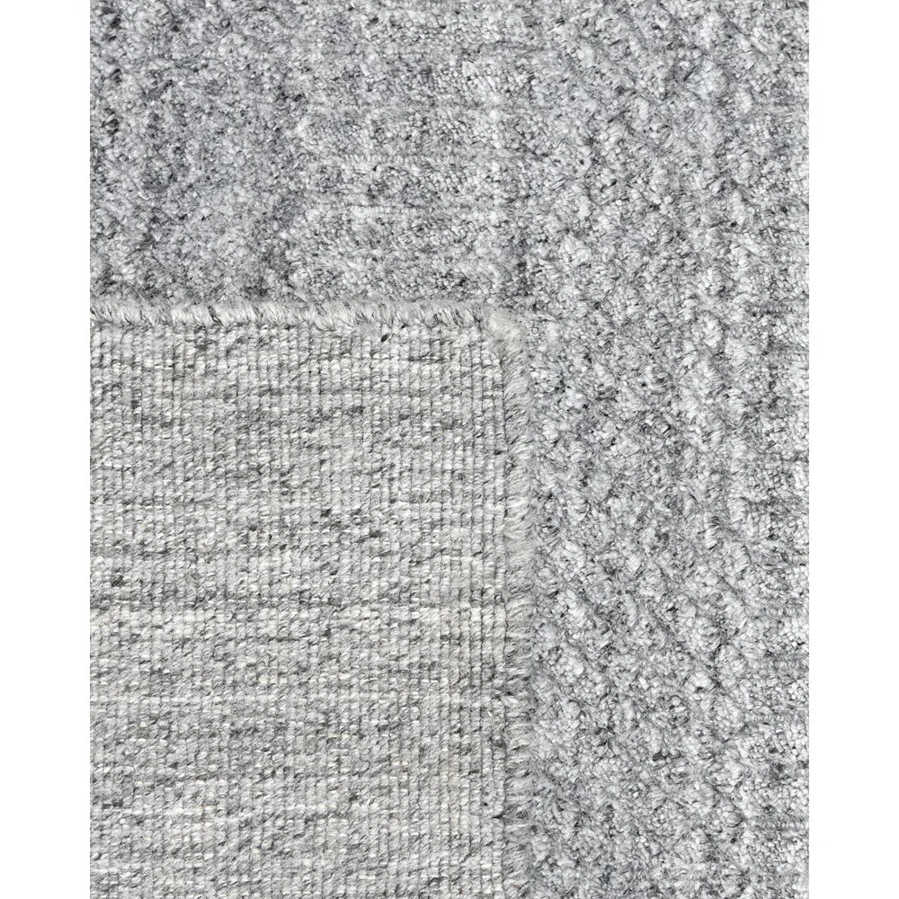Samara 5x8 Textured Solid Rug - Grey