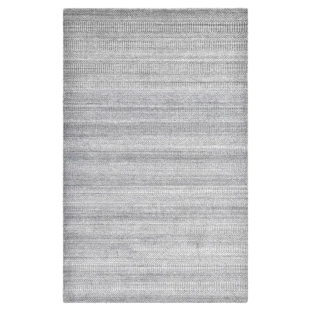 Samara 5x8 Textured Solid Rug - Grey