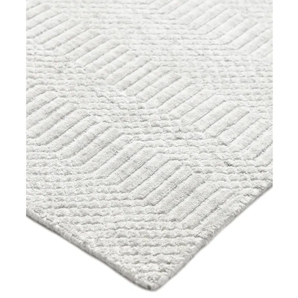 Samara Textured Solid Rug - Off White