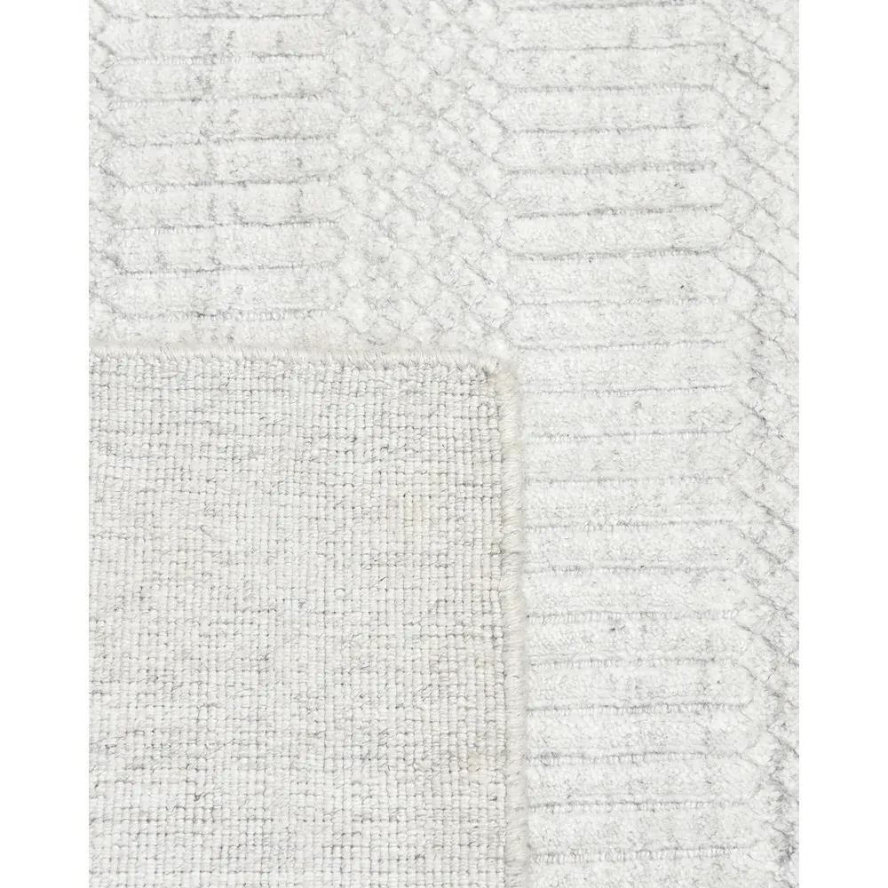 Samara Textured Solid Rug - Off White