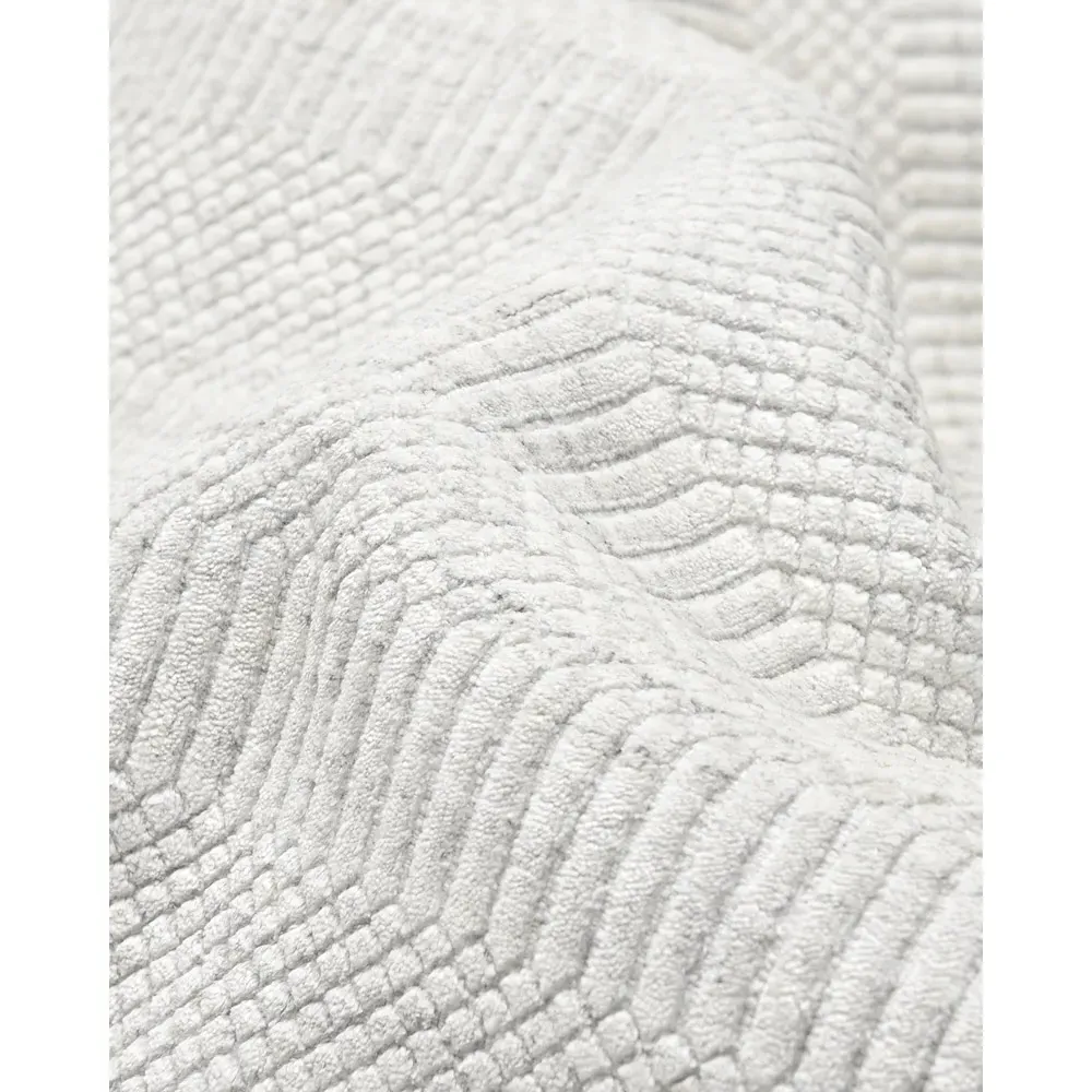 Samara Textured Solid Rug - Off White