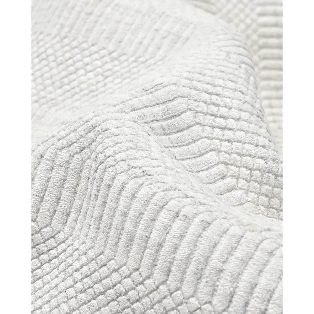Samara Textured Solid Rug - Off White