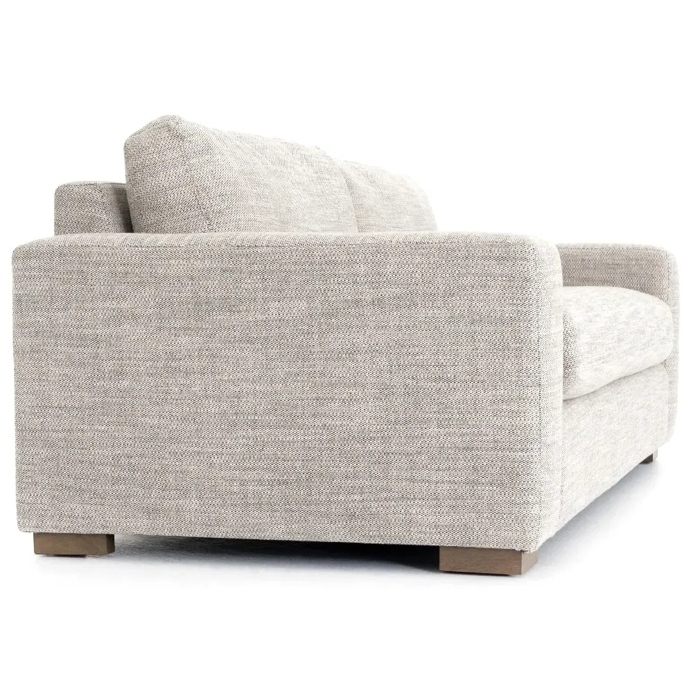Samira 3-Seater Sofa - Grey, Performance Fabric