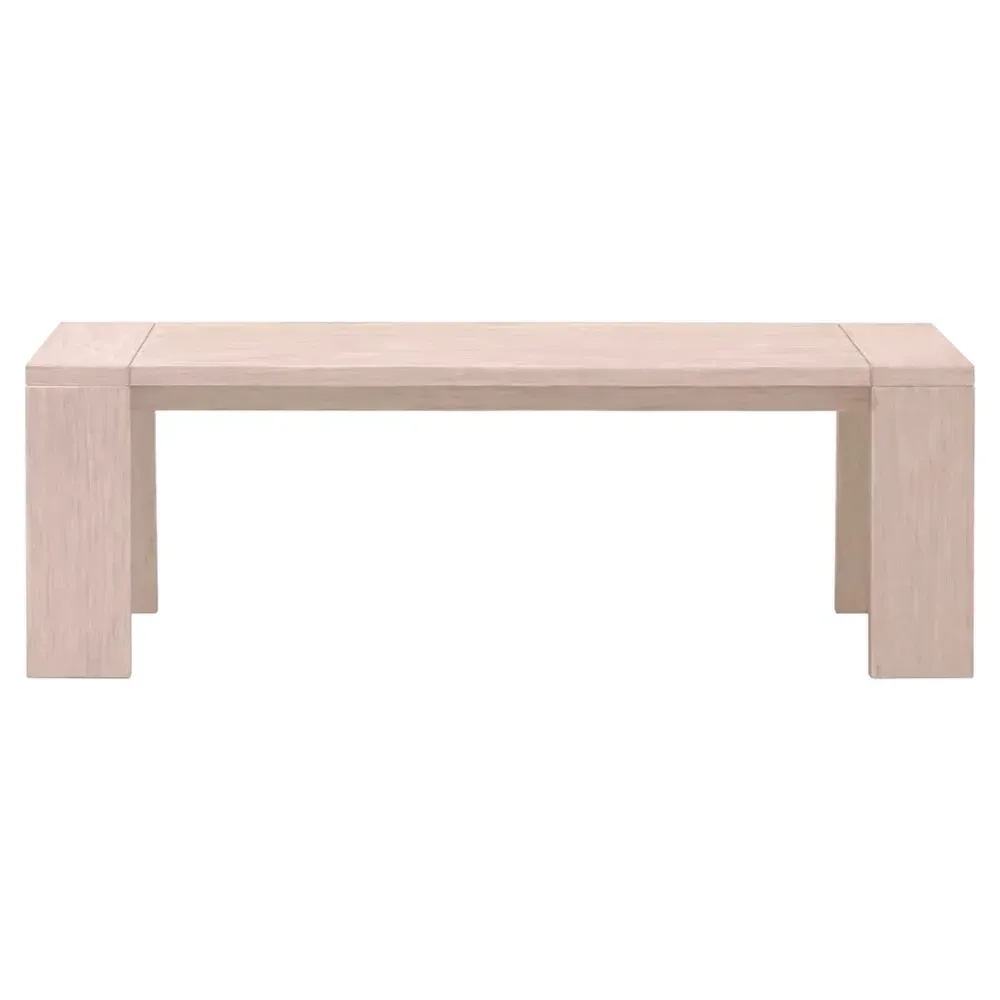 Samuel Outdoor Dining Bench - Brown, Teak