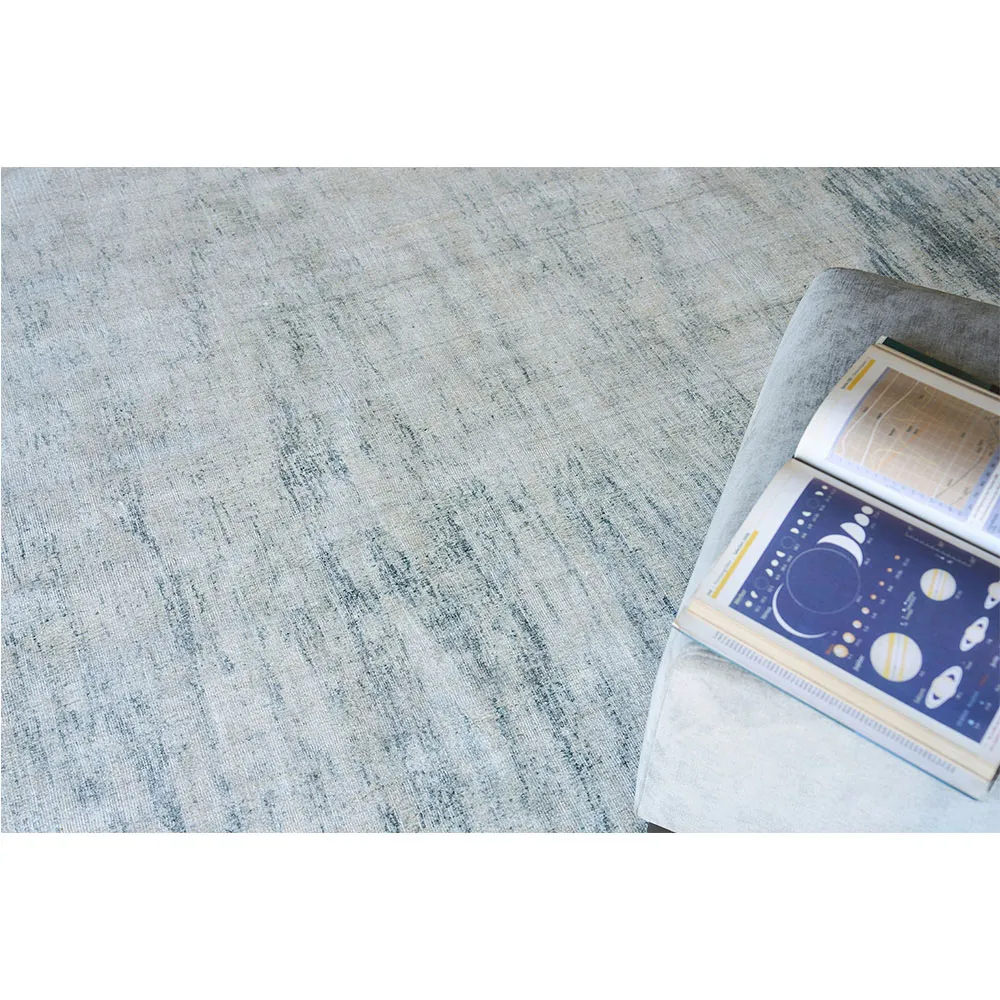 Samuel Patterned Rug - Blue, Wool