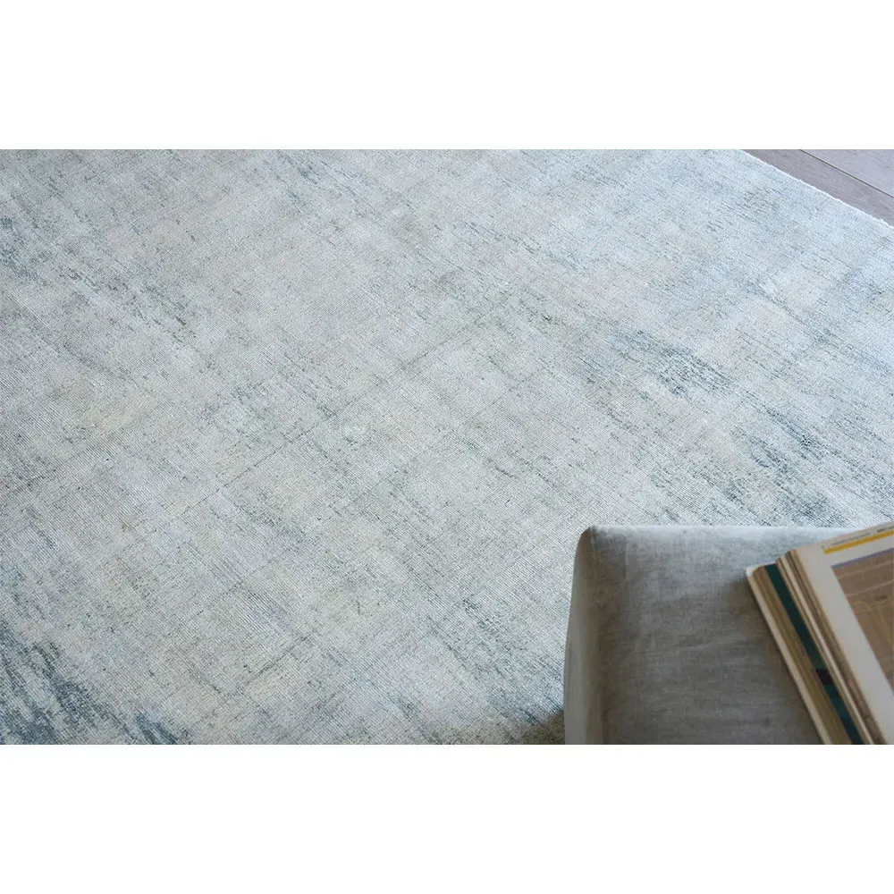 Samuel Patterned Rug - Blue, Wool