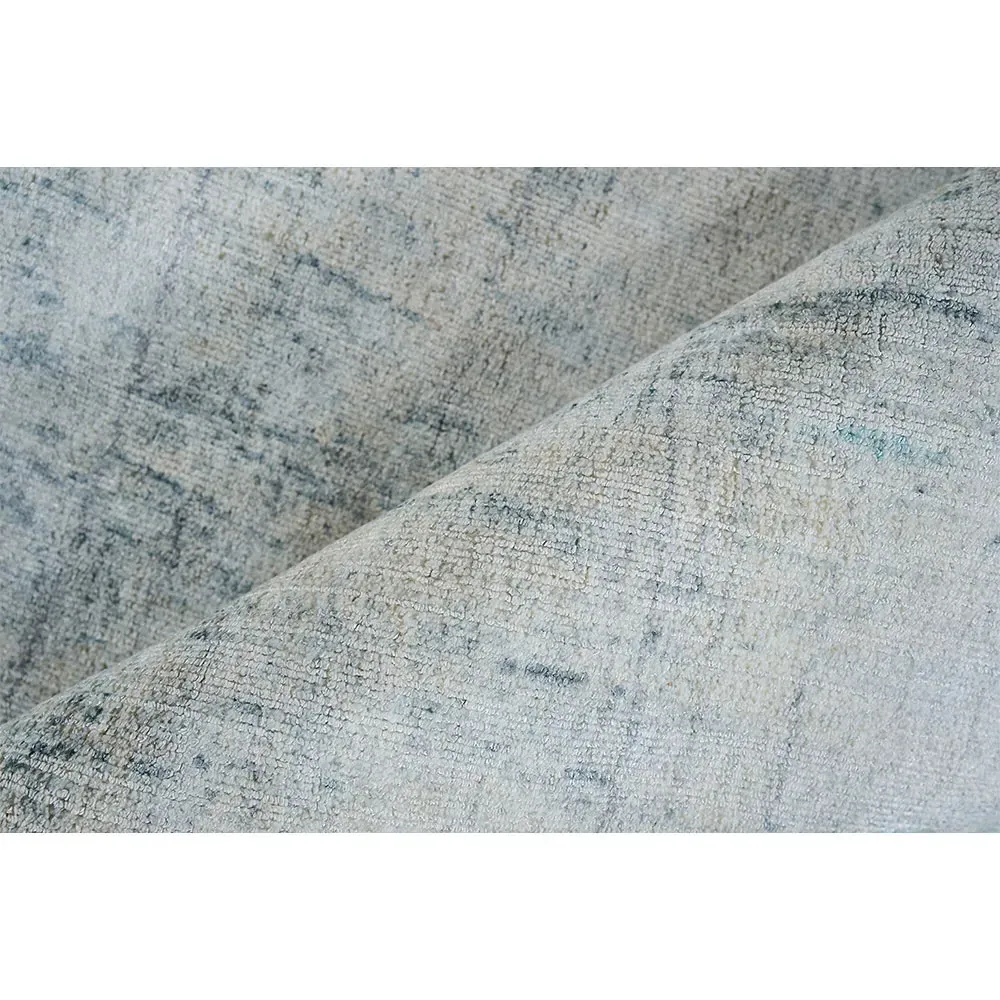 Samuel Patterned Rug - Blue, Wool