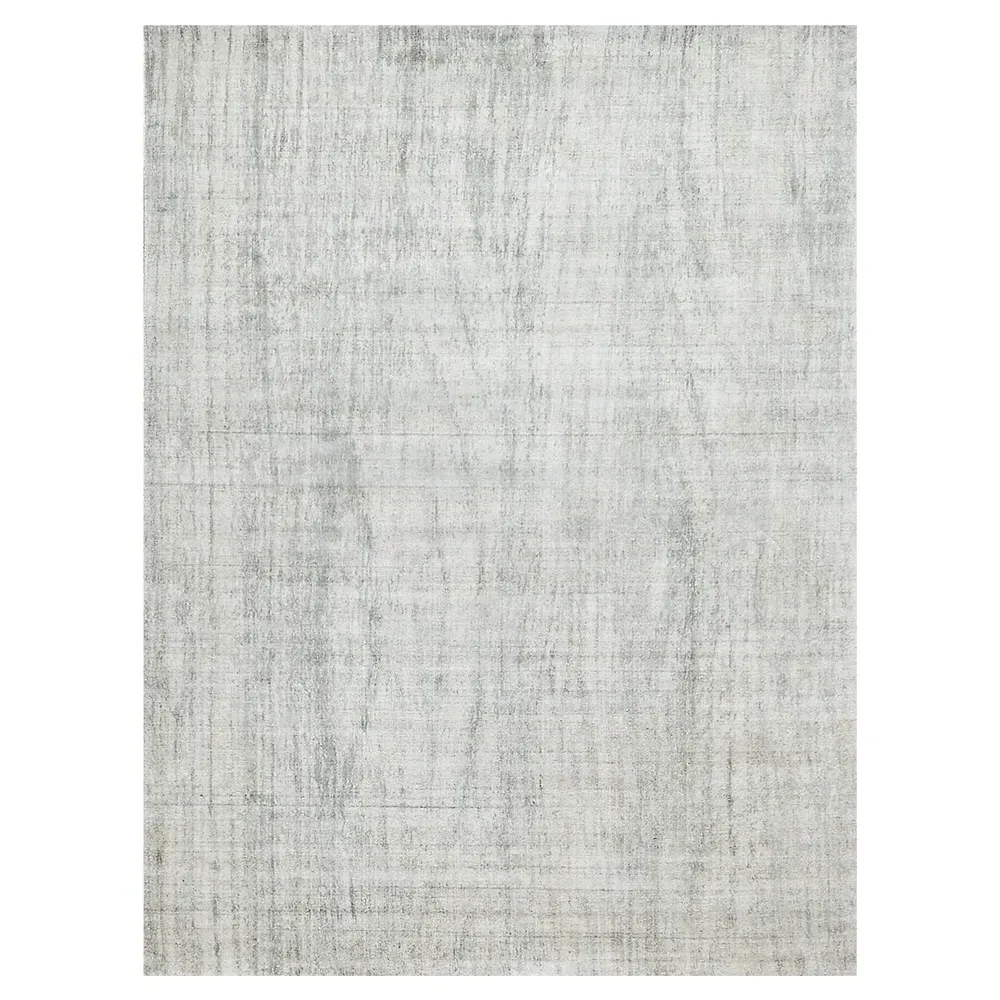 Samuel Patterned Rug Sample - Silver, Wool image