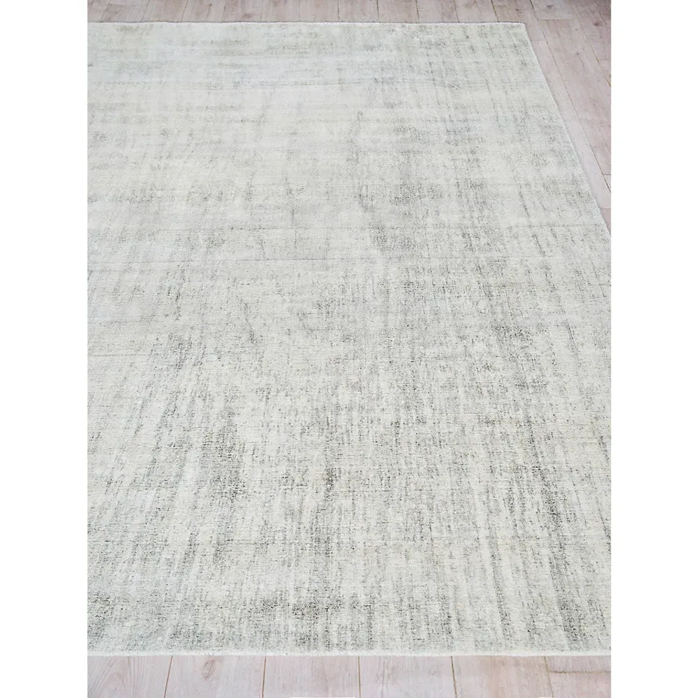 Samuel Patterned Rug - Silver, Wool
