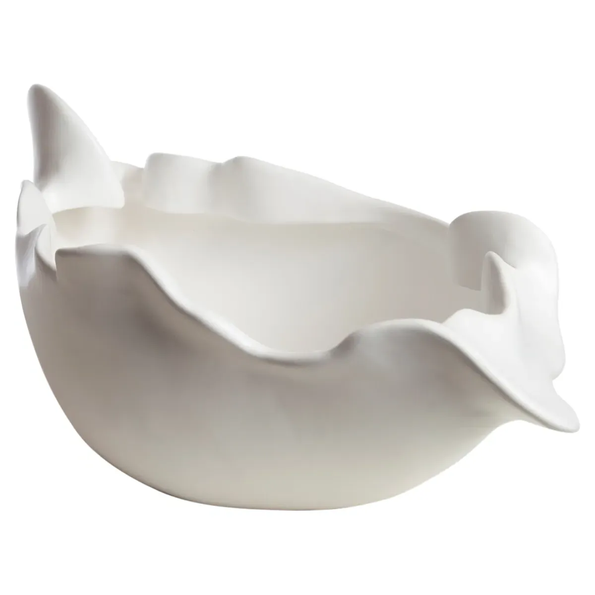 Samuel Small Decorative Bowl - White, Ceramic image