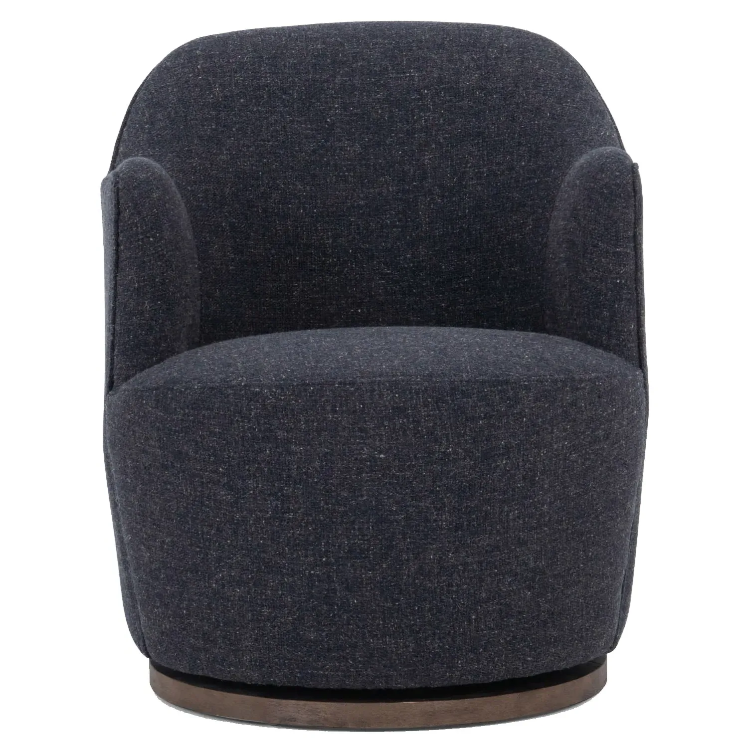 Samuel Swivel Arm Chair - Grey, Performance Fabric