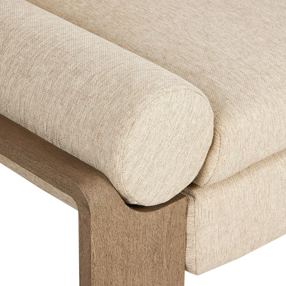 Sandari Outdoor Sofa - Beige, Teak