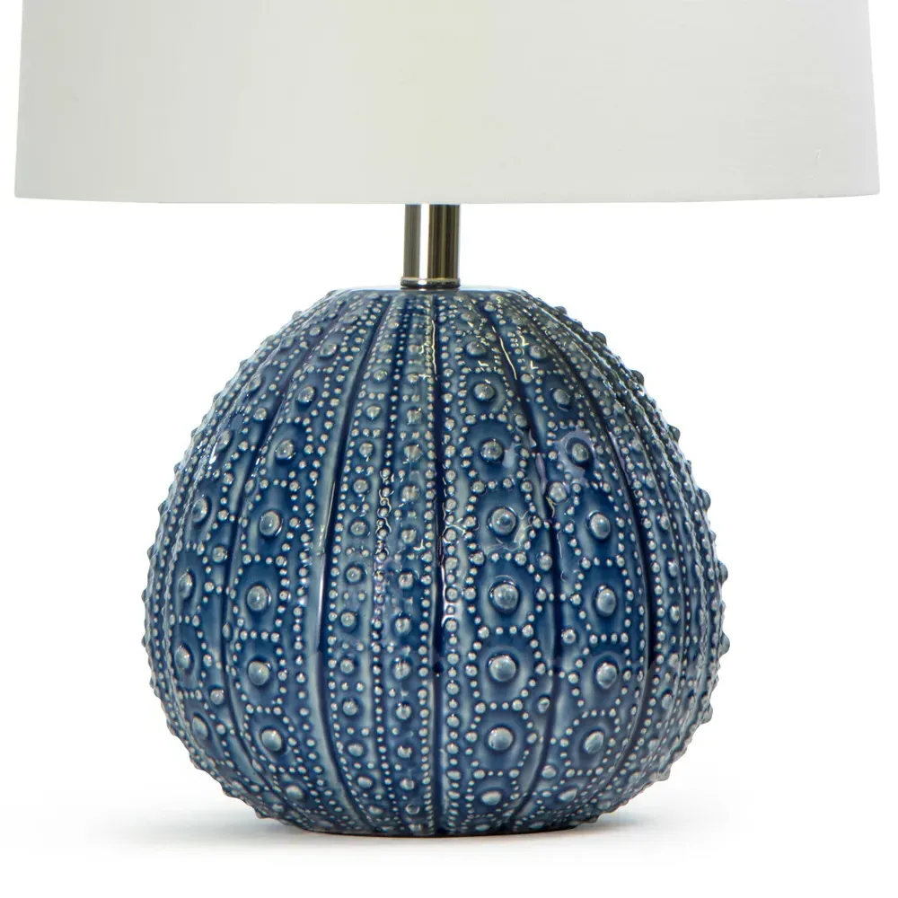 Sanibel Textured Ceramic Table Lamp - Blue