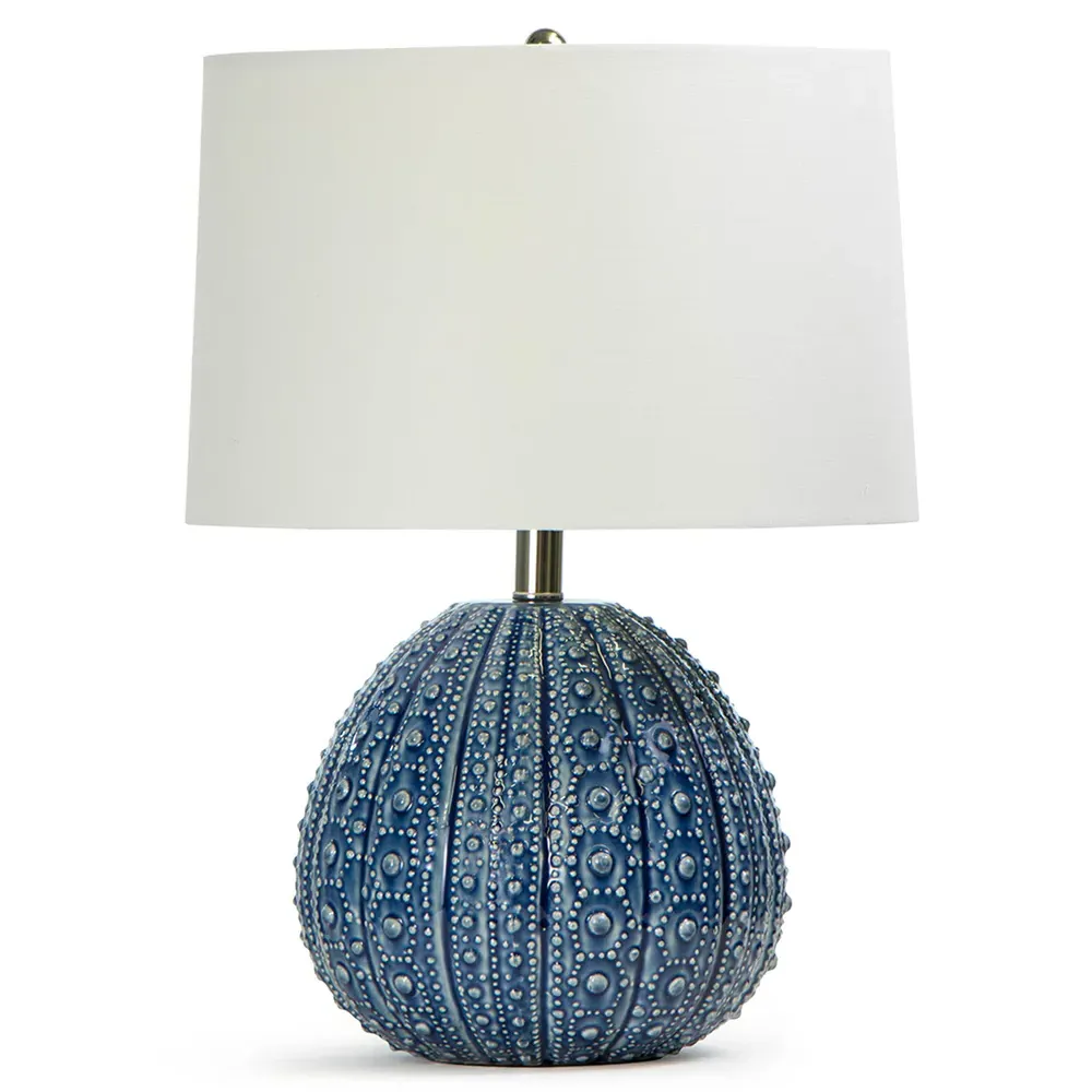 Sanibel Textured Ceramic Table Lamp - Blue image