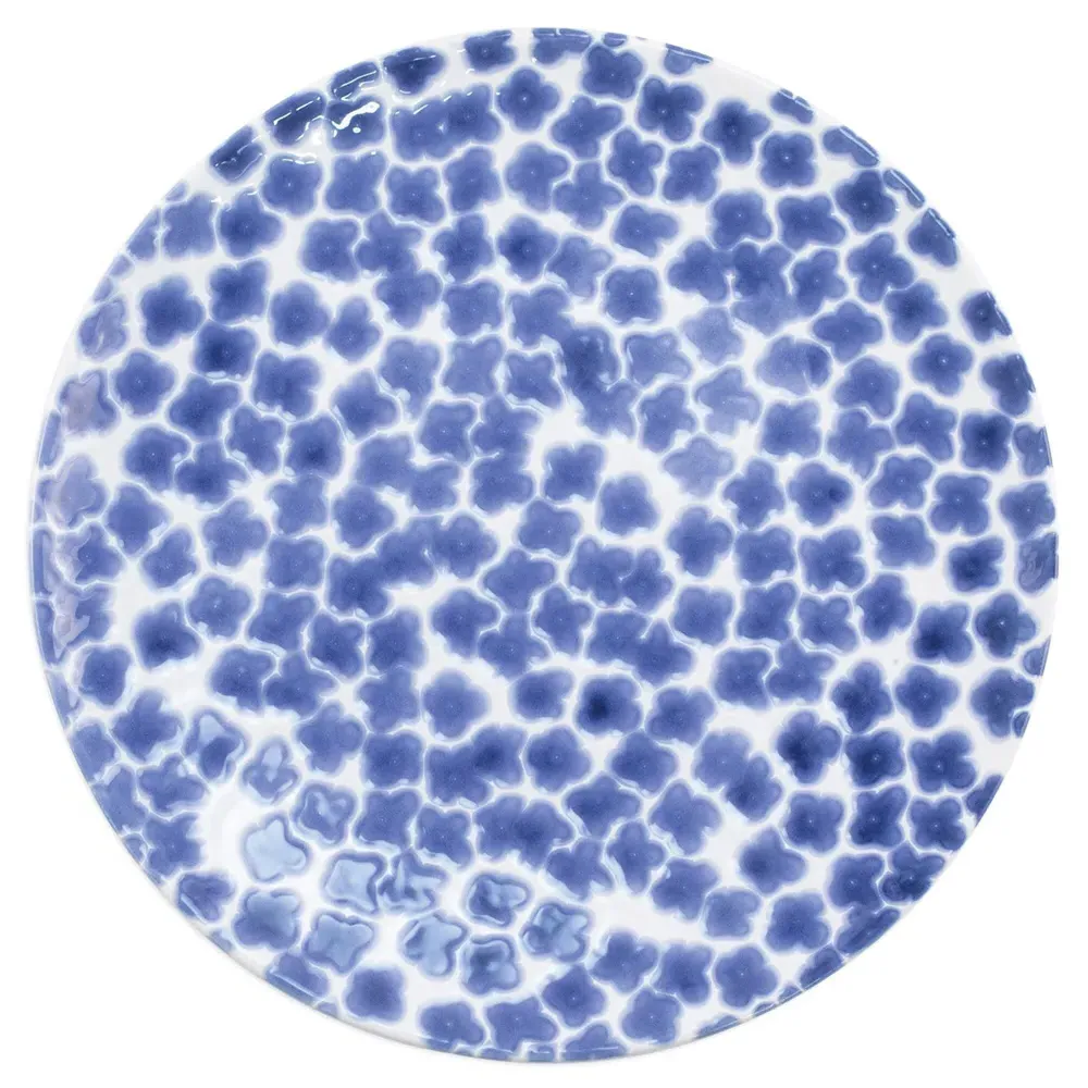 Santorini 4 Piece Serving Bowls - Blue, Ceramic