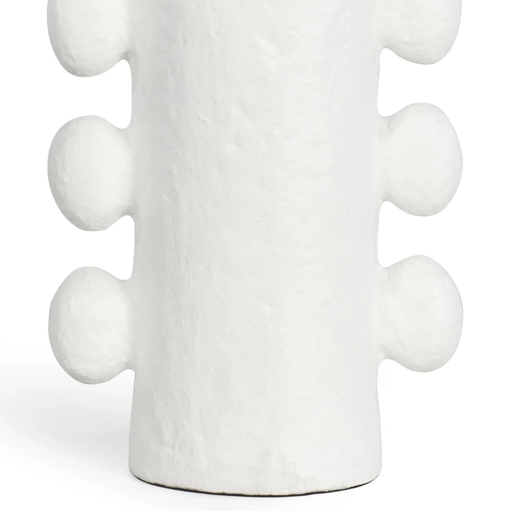 Sanya Large Bedside Table Lamp - White, Aluminum