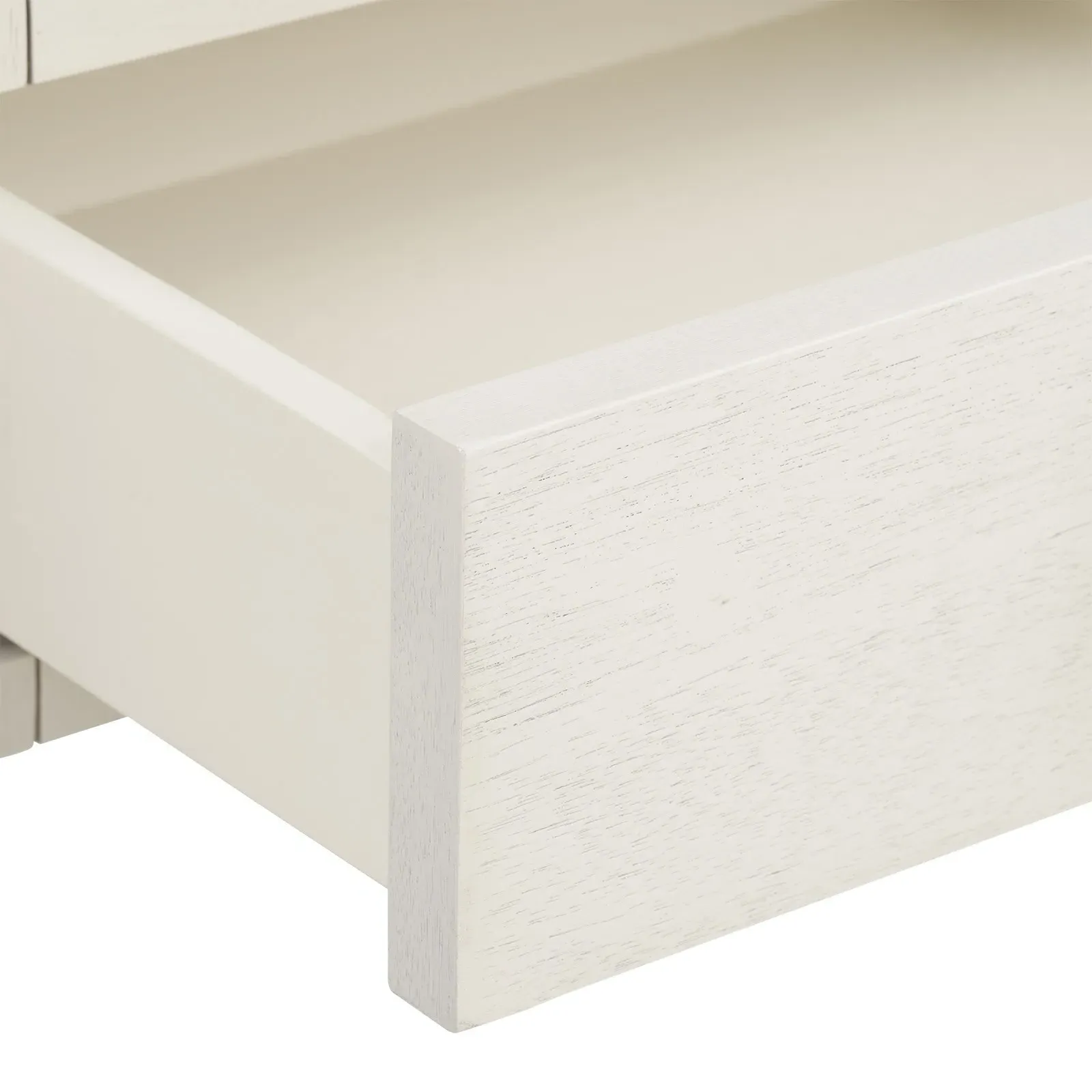 Sara Panel End Table - Sailcloth Sheen, Acacia Wood