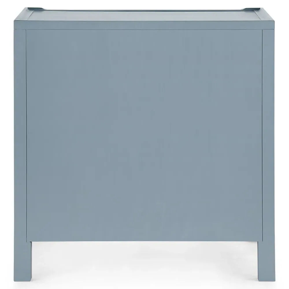 Sara Rectangular End Table - Foggy Horizon, Acacia Wood