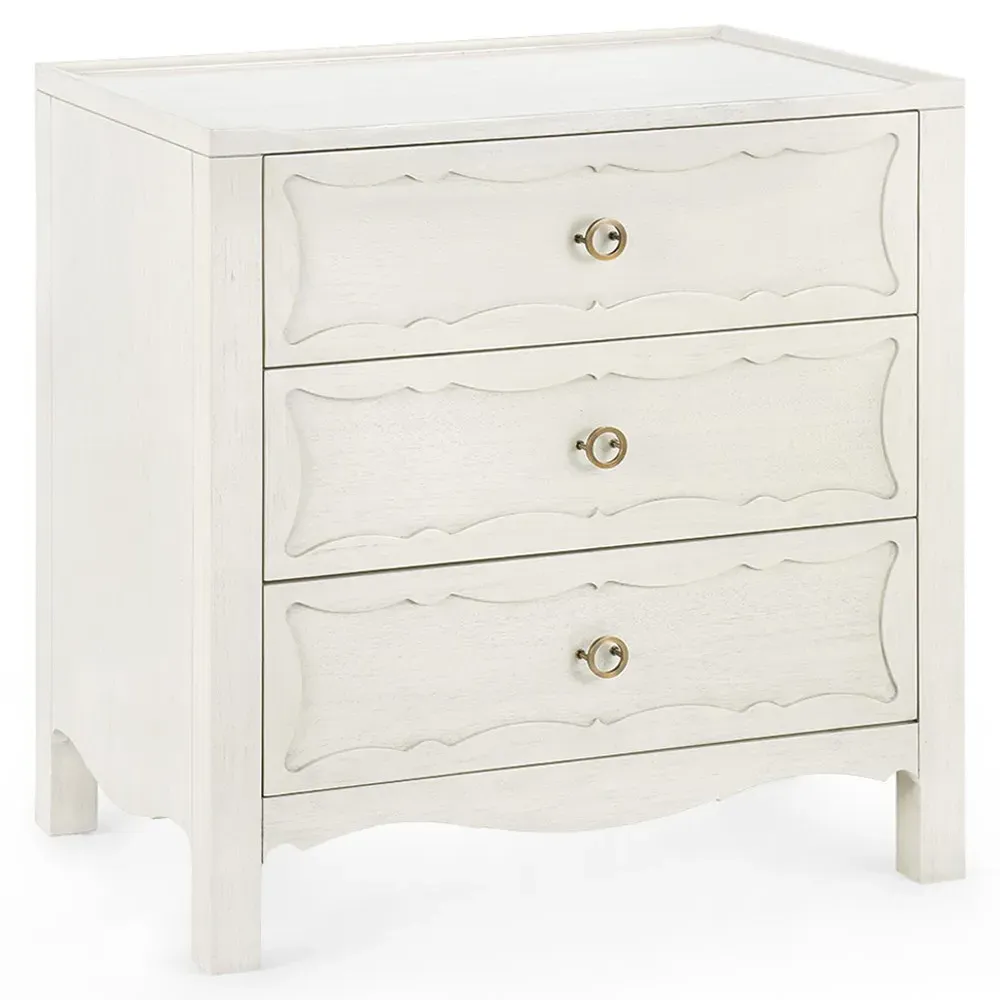 Sara Rectangular End Table - Sailcloth Sheen, Acacia Wood