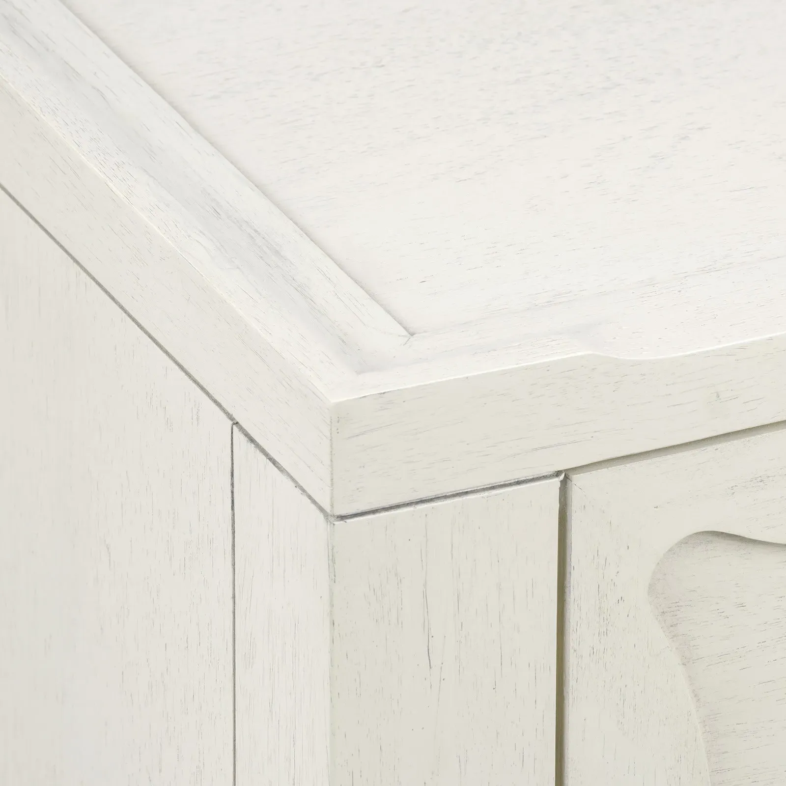 Sara Rectangular End Table - Sailcloth Sheen, Acacia Wood