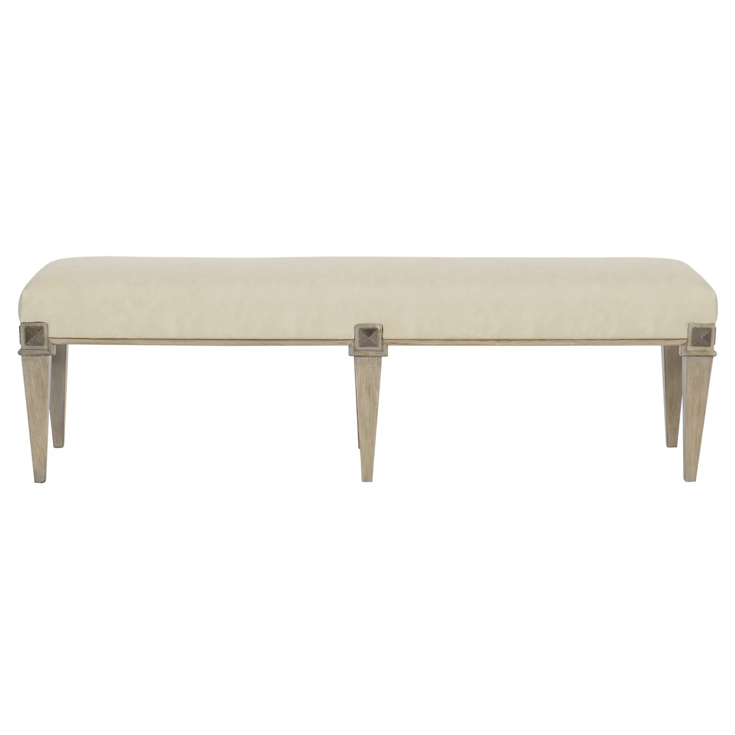Sarabeth Bench - Beige, Faux Leather image