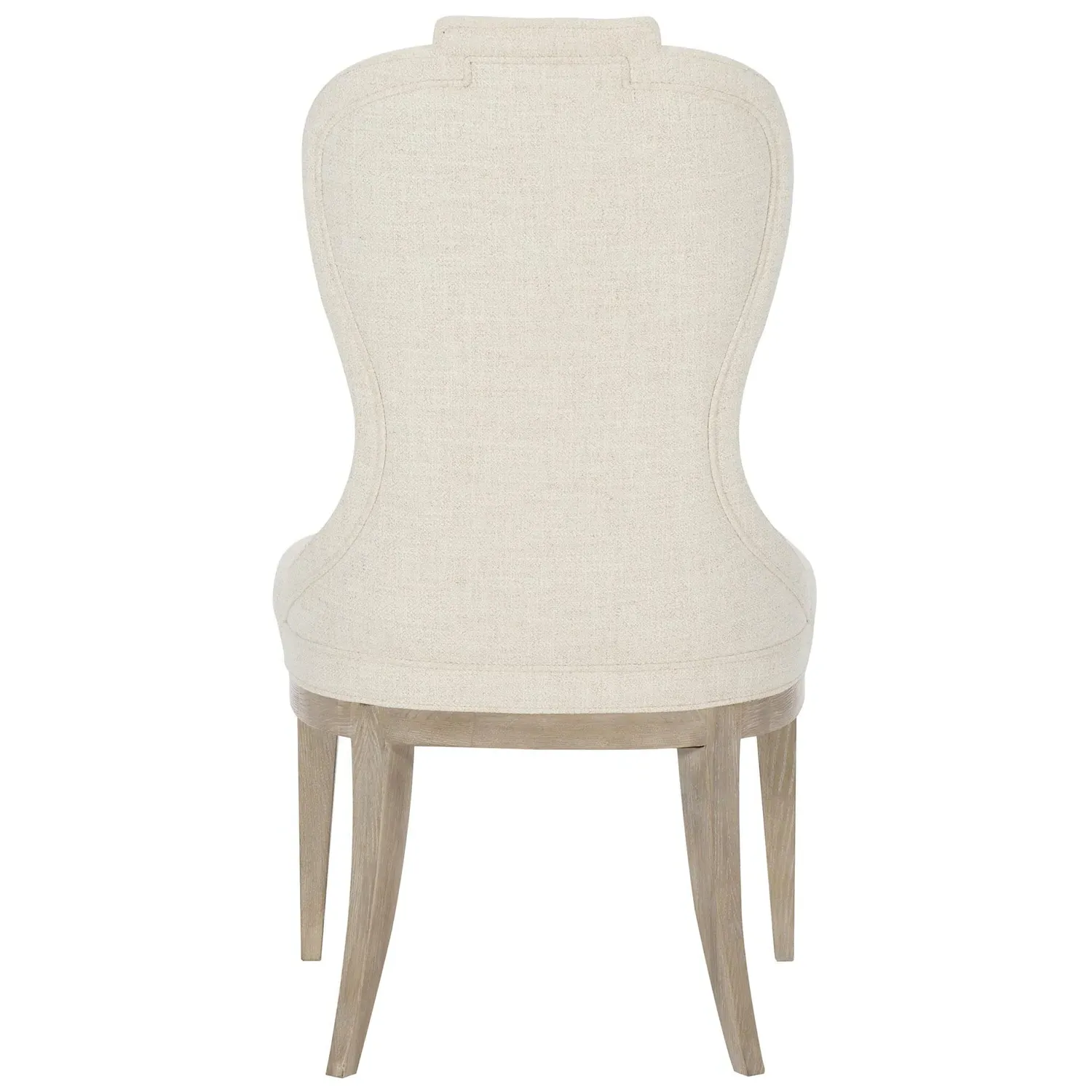 Sarabeth Rounded Dining Side Chair - Beige, Wood