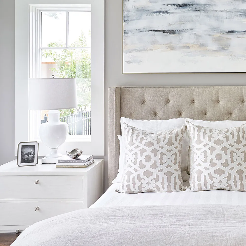 Sarah French Country Nightstand - Carrara White, Hardwood