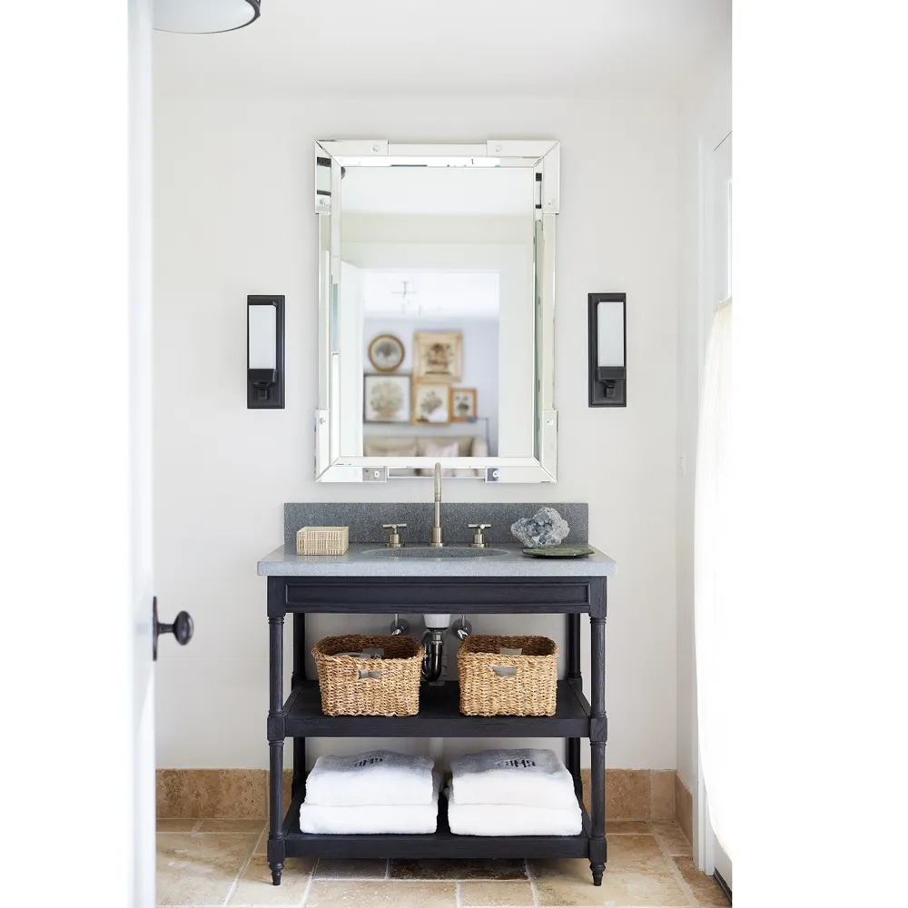 Sarah Rectangular Wall Mirror - Silver