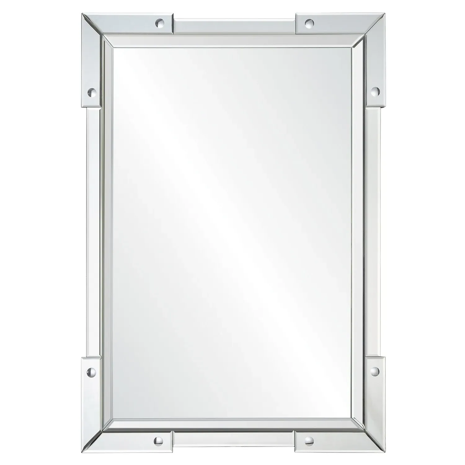Sarah Rectangular Wall Mirror - Silver image