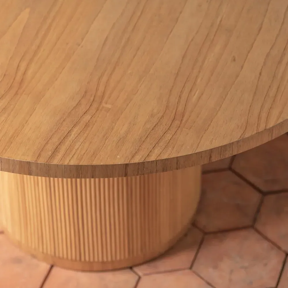 Sarah Round Dining Table - Brown, Rattan