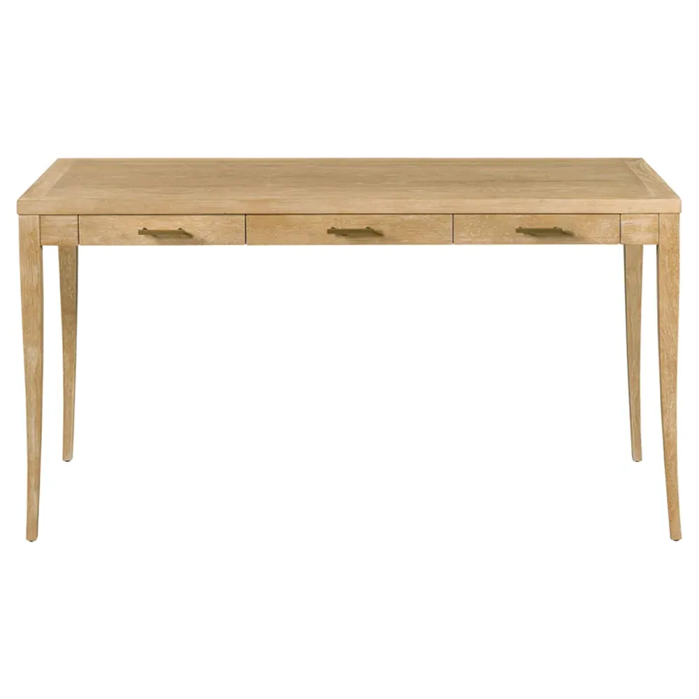 Sarah Writing Desk - Brown Oak, Hardwood image