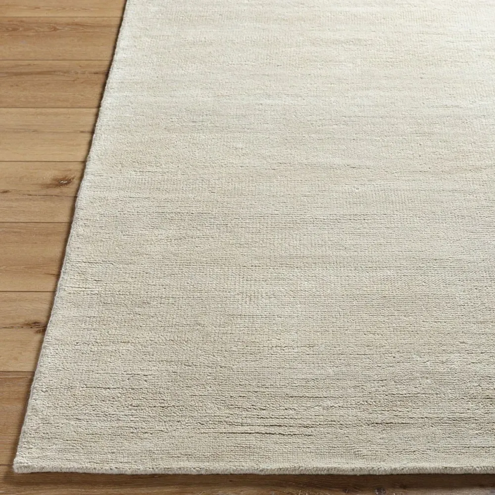 Saria Hand Knotted Rug - Beige, Wool