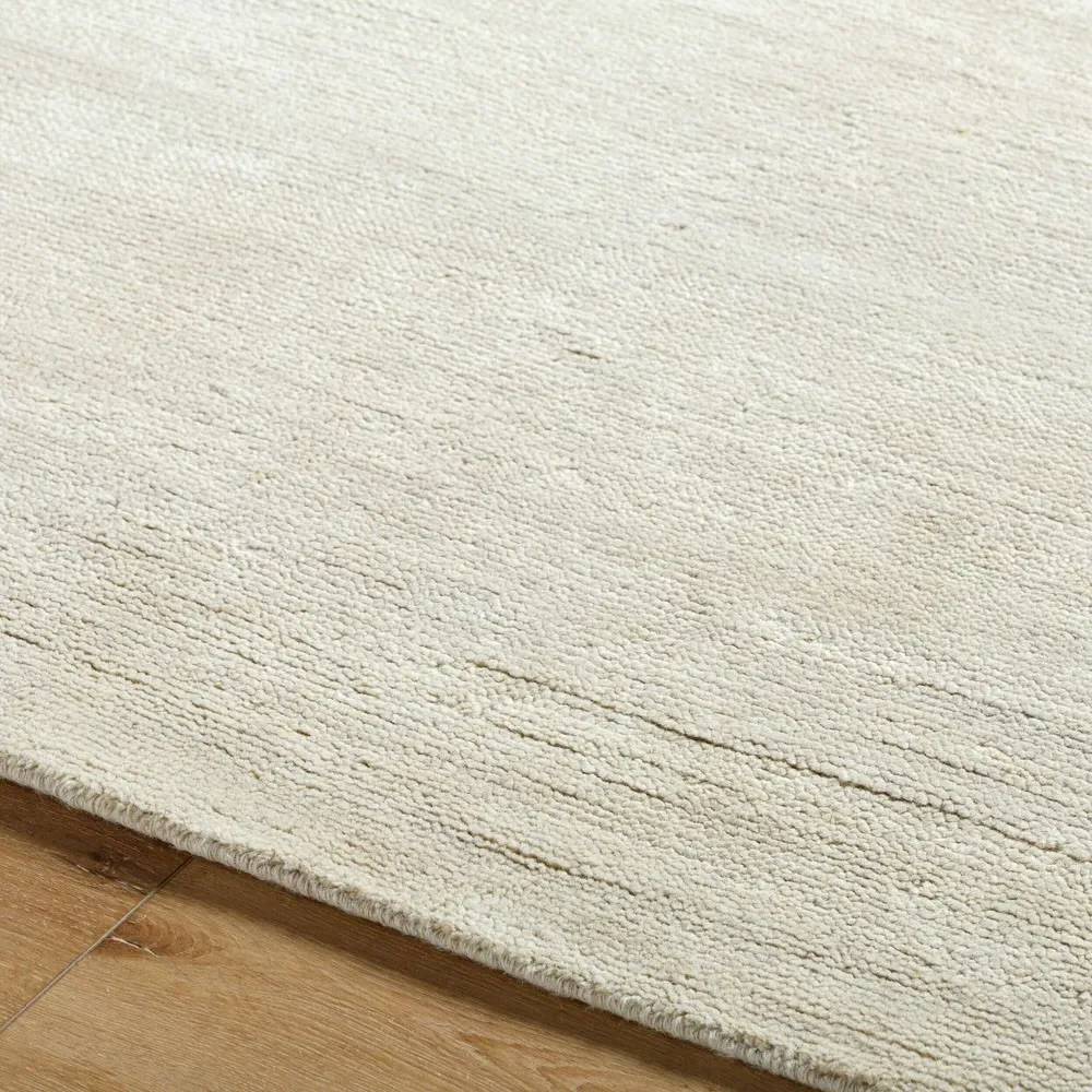 Saria Hand Knotted Rug - Beige, Wool