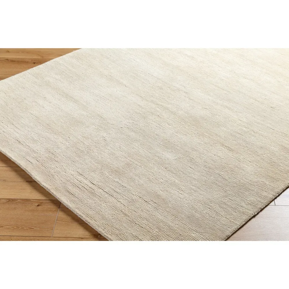 Saria Hand Knotted Rug - Beige, Wool