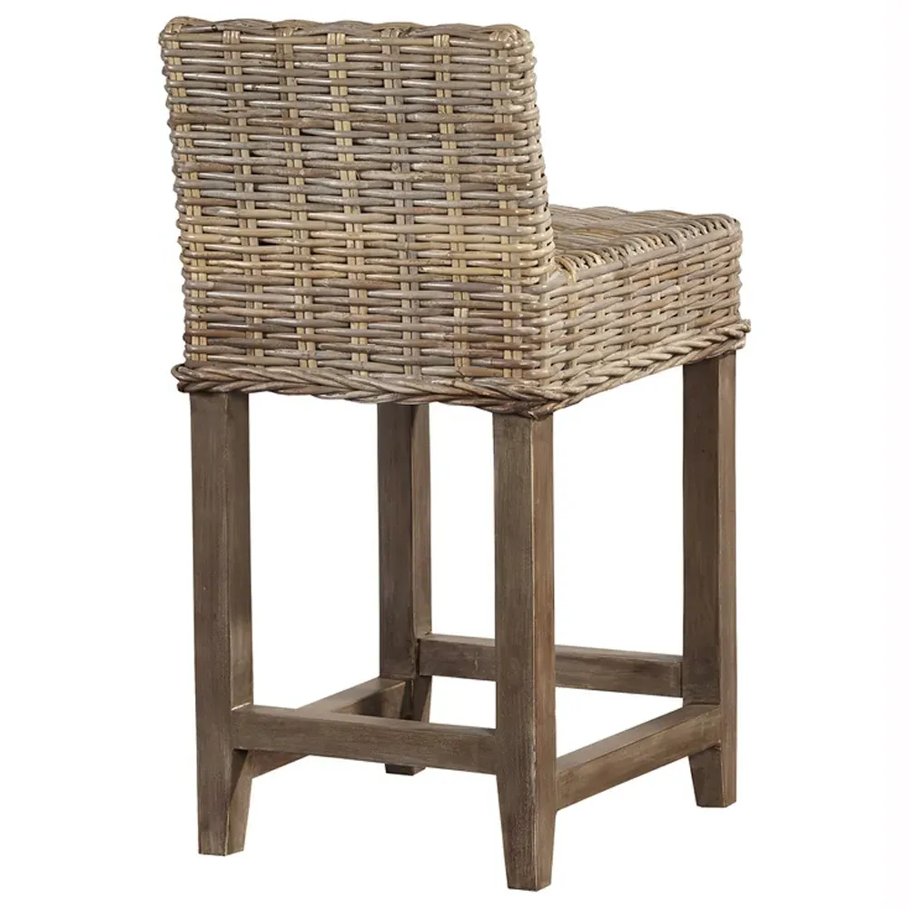 Sariah Counter Stool - Brown, Kubu