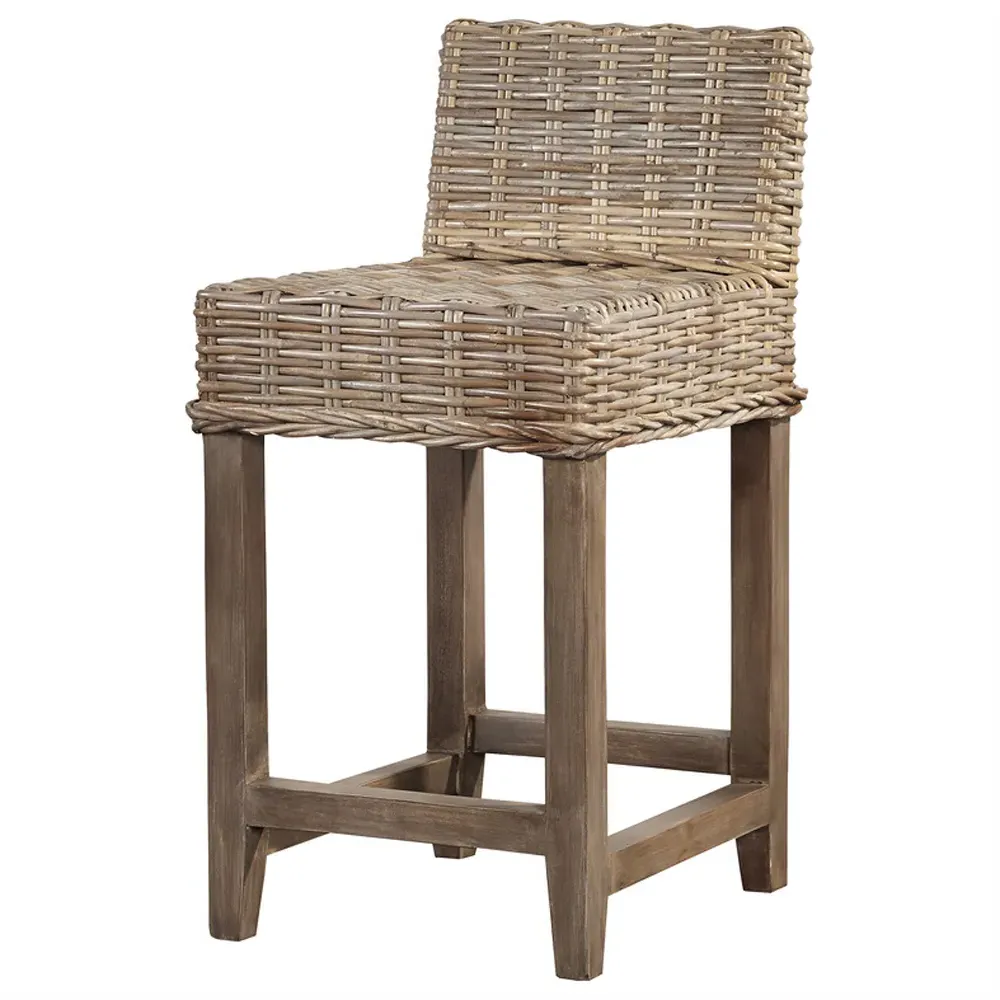 Sariah Counter Stool - Brown, Kubu image