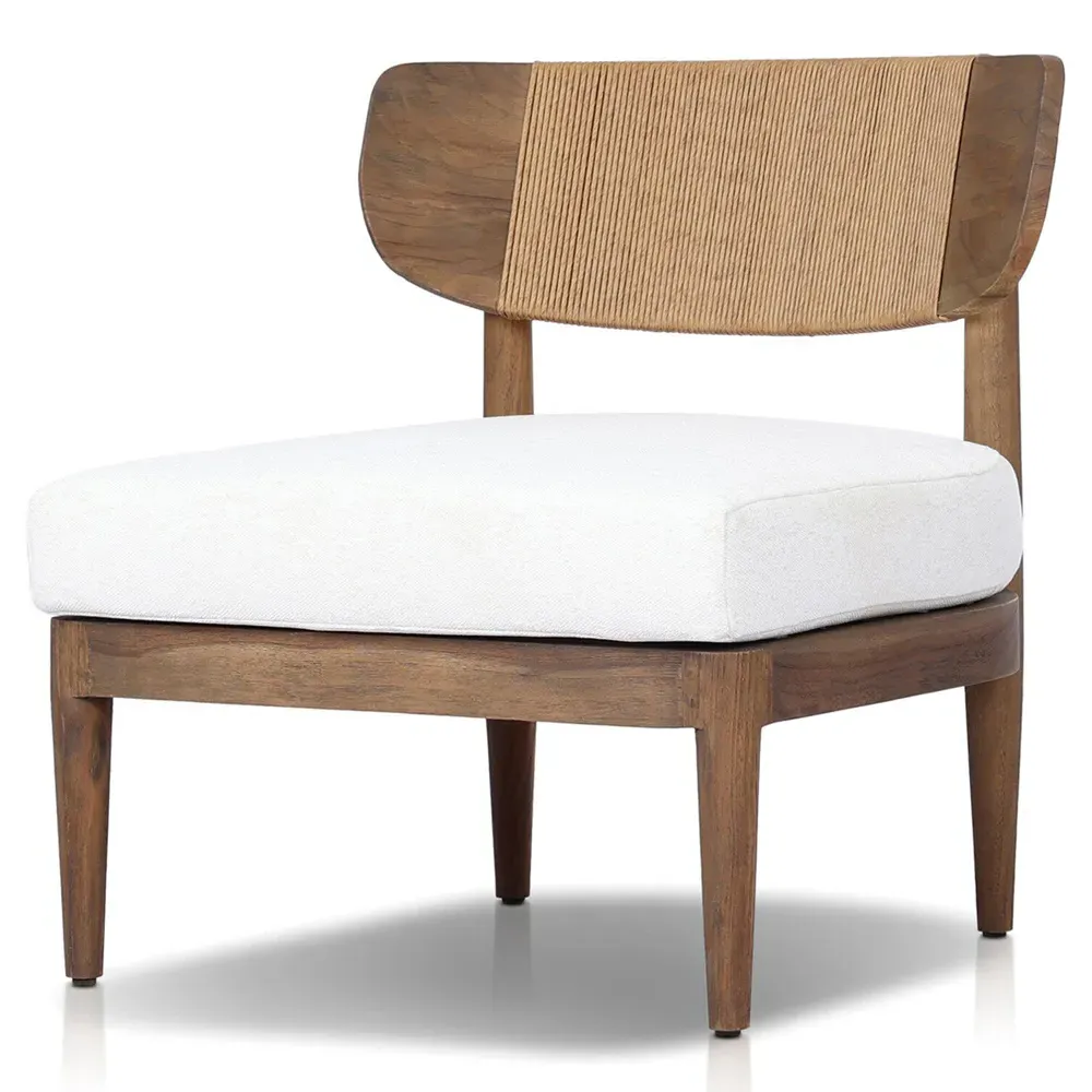 Sarma Alessi Outdoor Chair - White, Teak